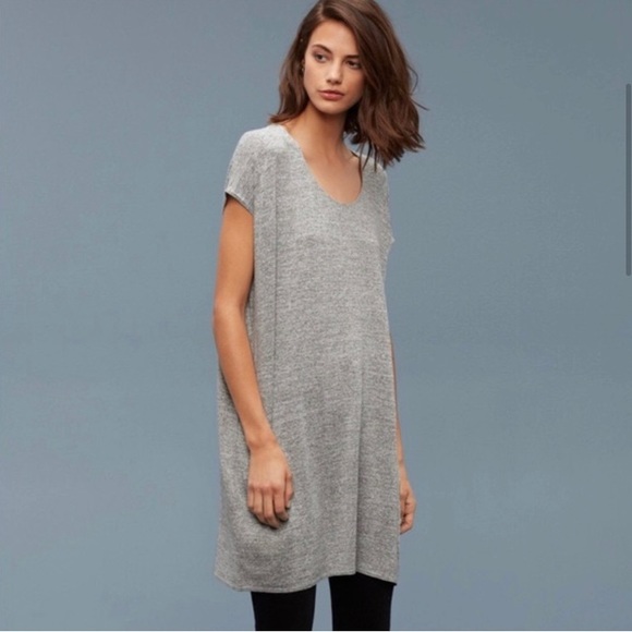 Wilfred Dresses & Skirts - Wilfred Free Grey Lorelei Pocket Dress From Aritzia